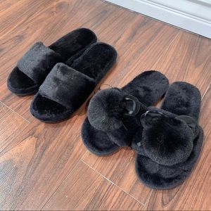 His & Hers Holiday House Slippers